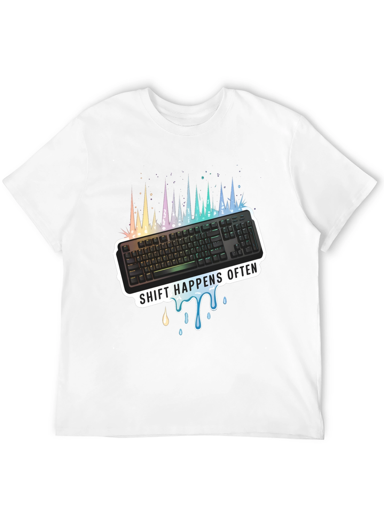 Shift Happens Often Keyboard T-Shirt