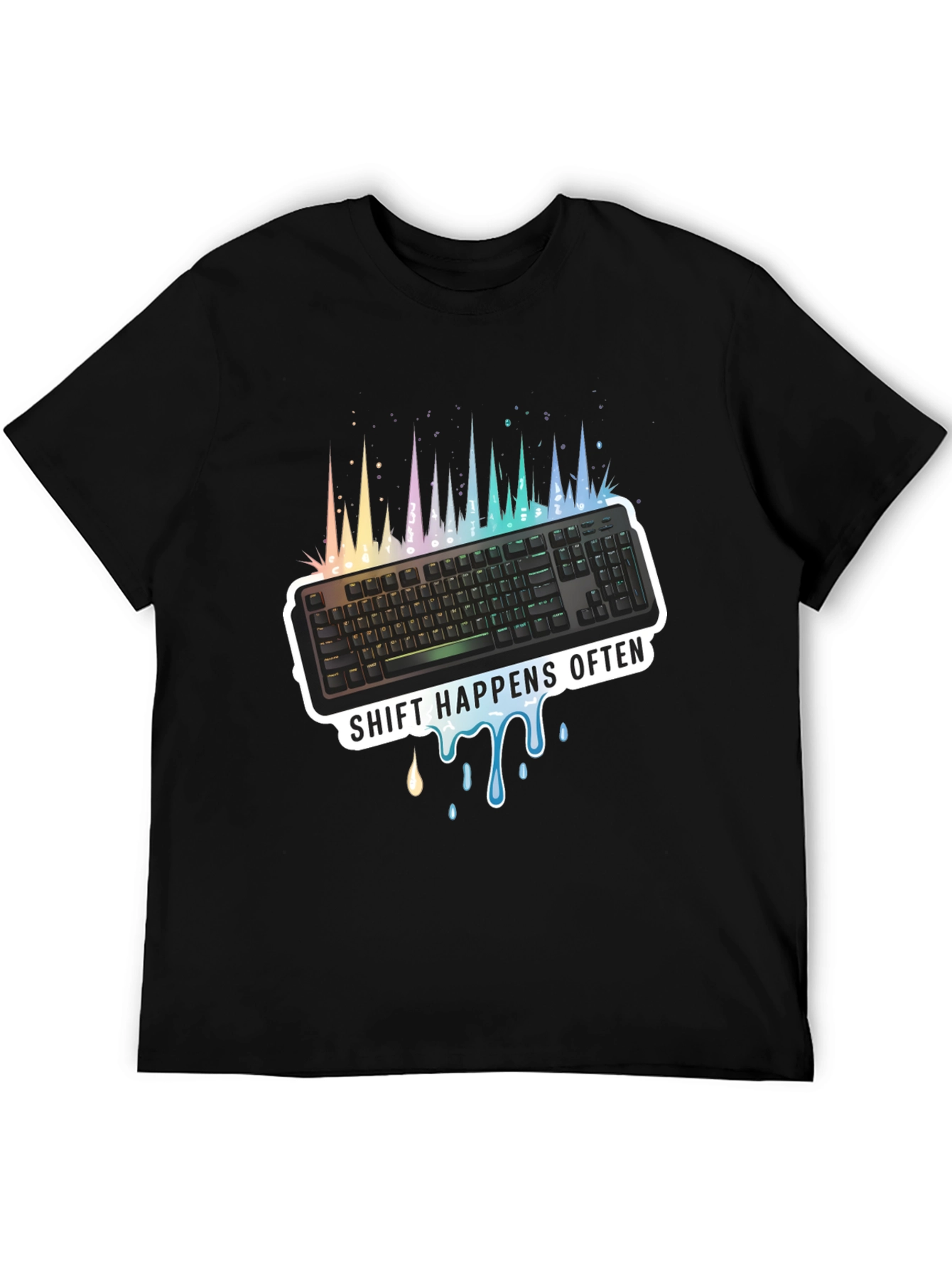 Shift Happens Often Keyboard T-Shirt