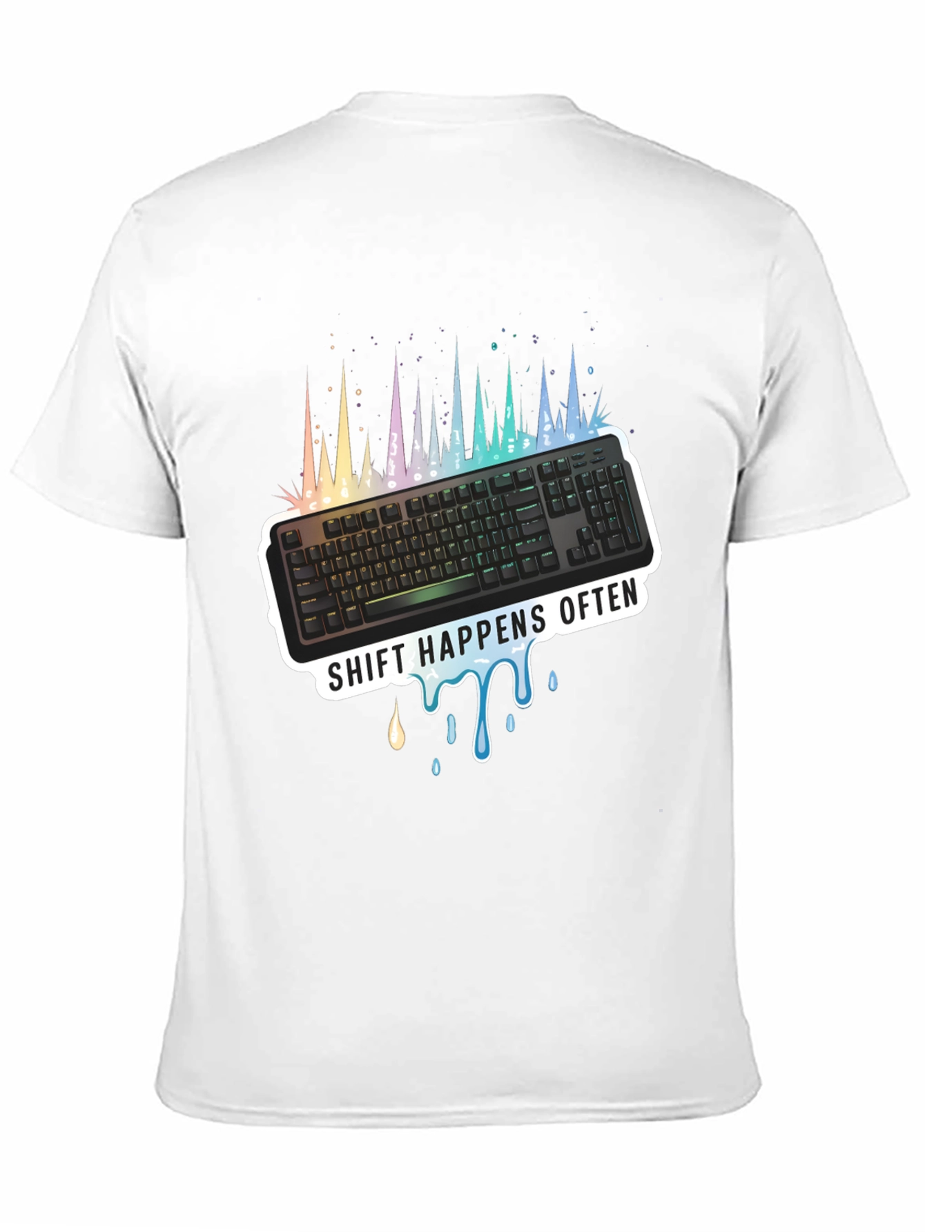 Shift Happens Often Keyboard T-Shirt