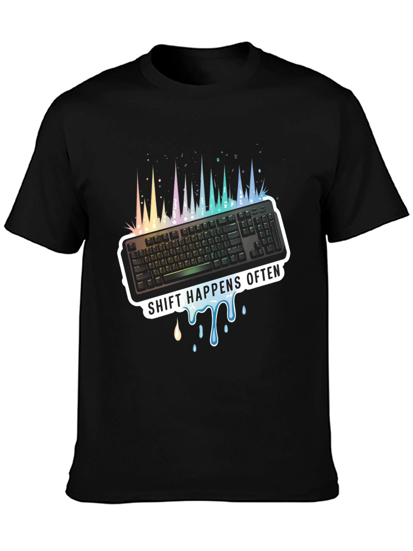 Shift Happens Often Keyboard T-Shirt