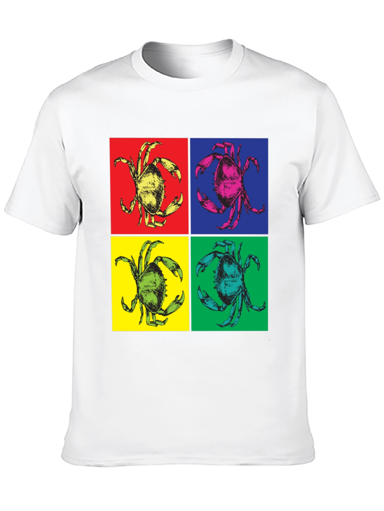 Pop Art Crab Graphic T-Shirt