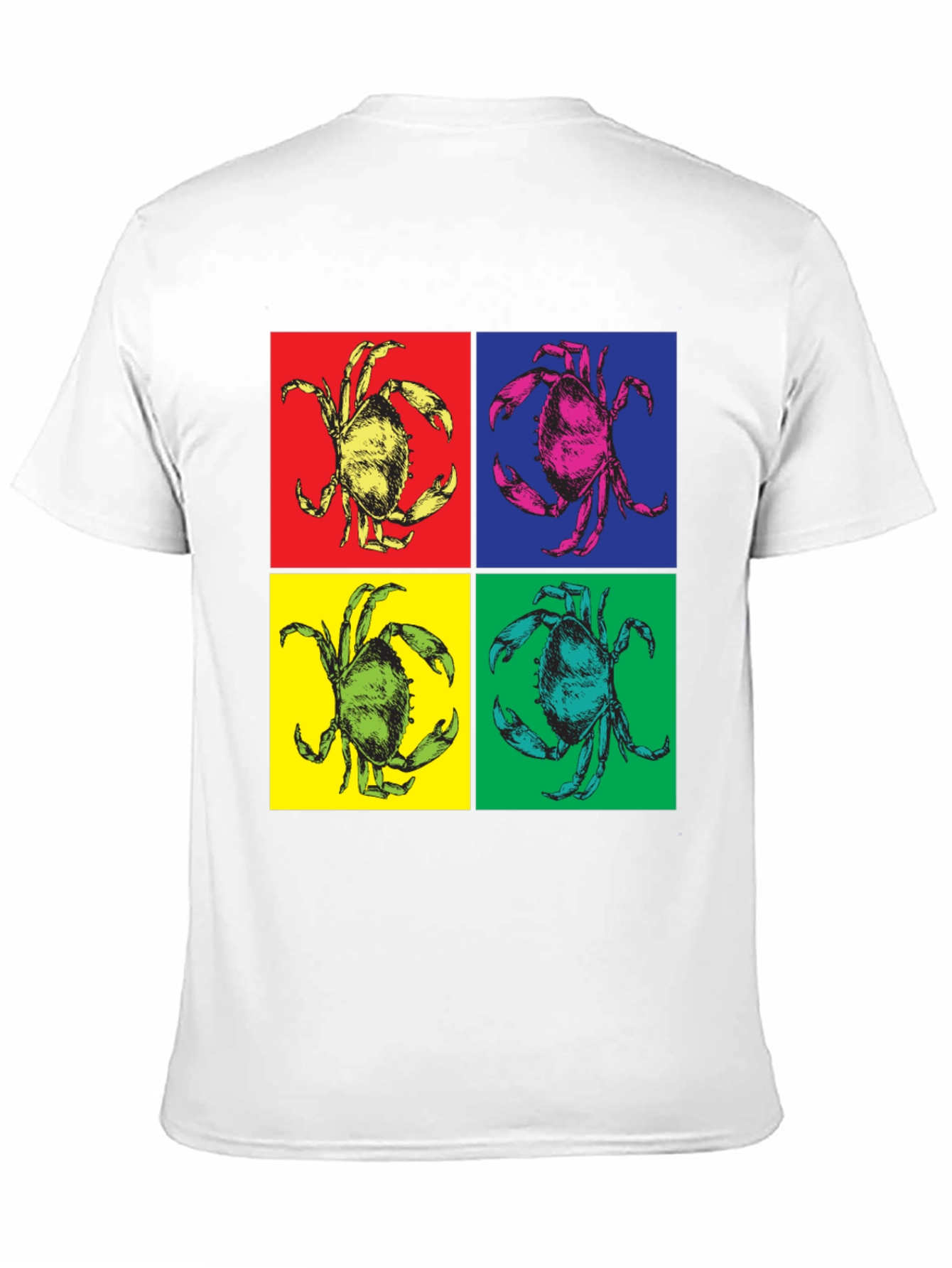 Pop Art Crab Graphic T-Shirt