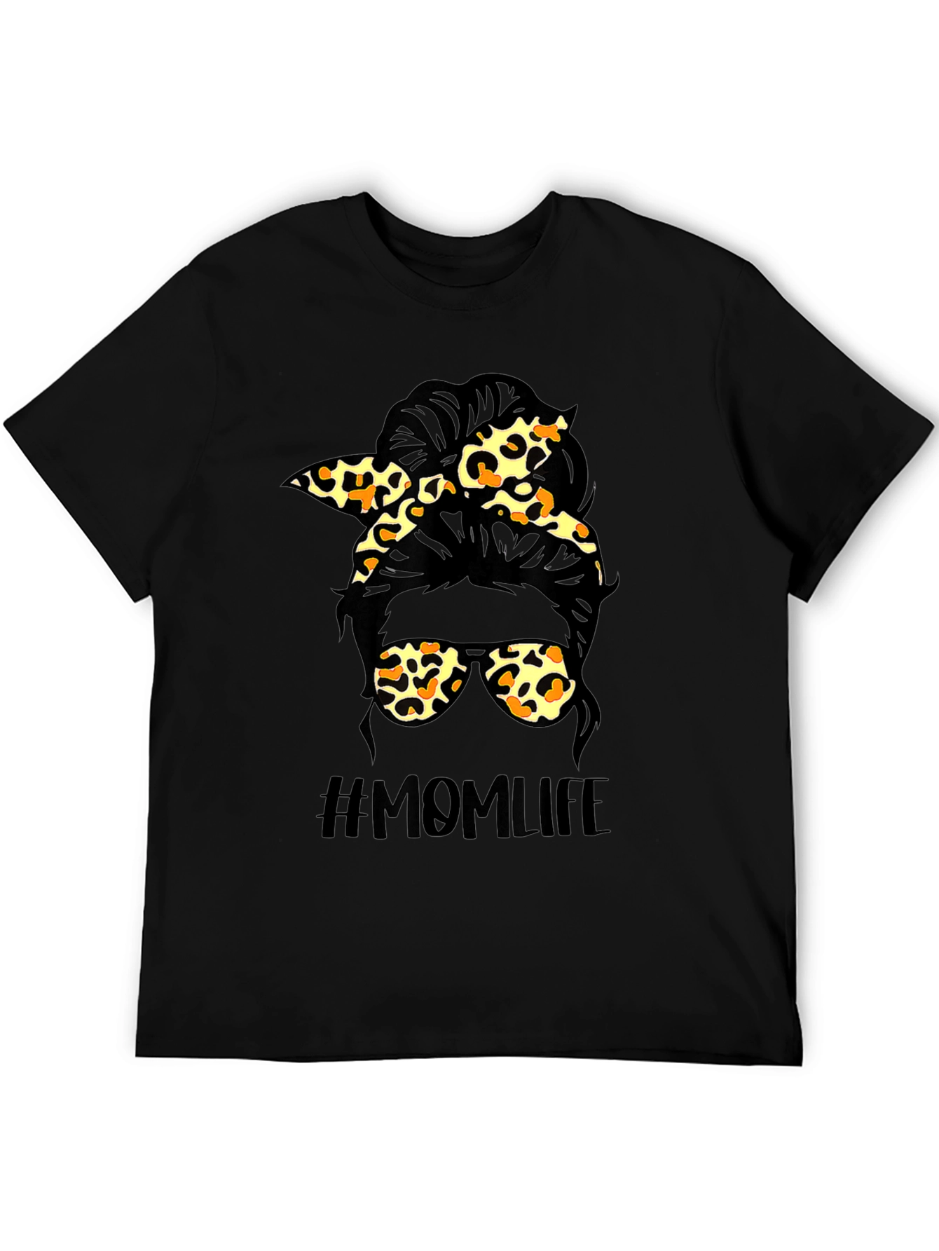 Messy Bun Mom Life Graphic Tee