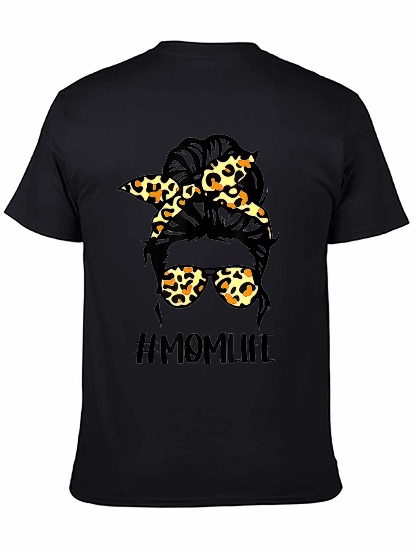 Messy Bun Mom Life Graphic Tee