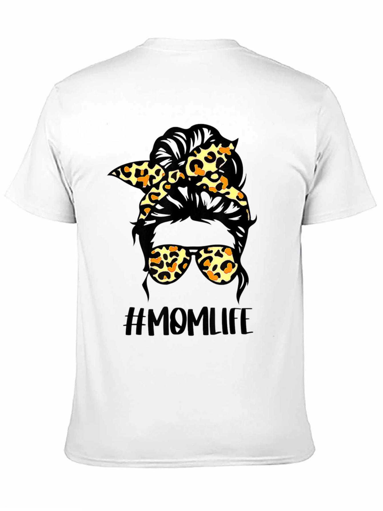 Messy Bun Mom Life Graphic Tee