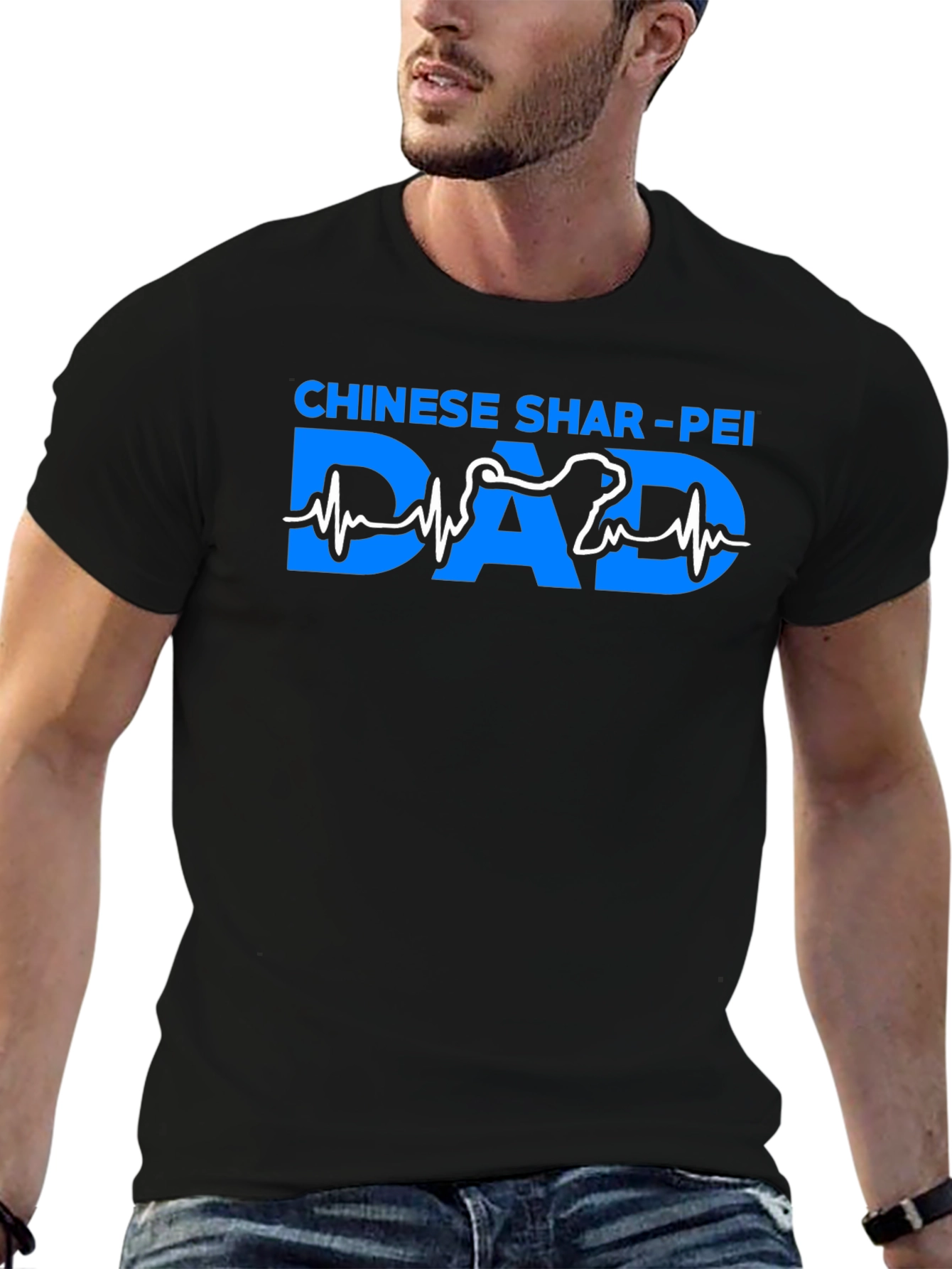 Chinese Shar-Pei Dad T-Shirt - Dog Lover Tee