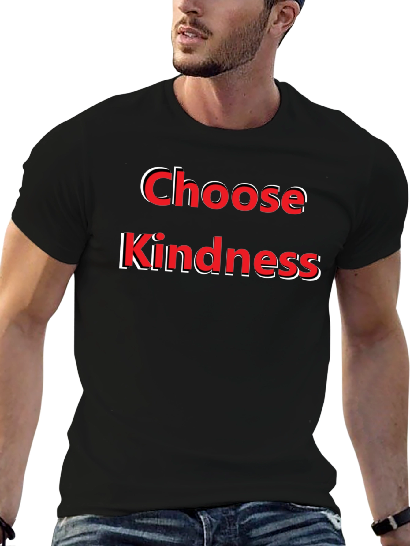 Choose Kindness T-Shirt - Black Graphic Tee