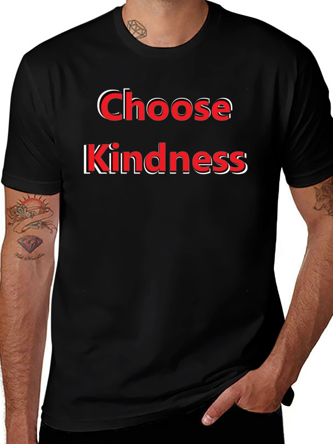 Choose Kindness T-Shirt - Black Graphic Tee