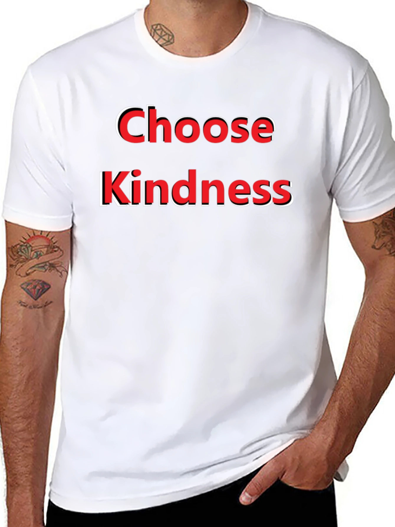 Choose Kindness T-Shirt - Black Graphic Tee