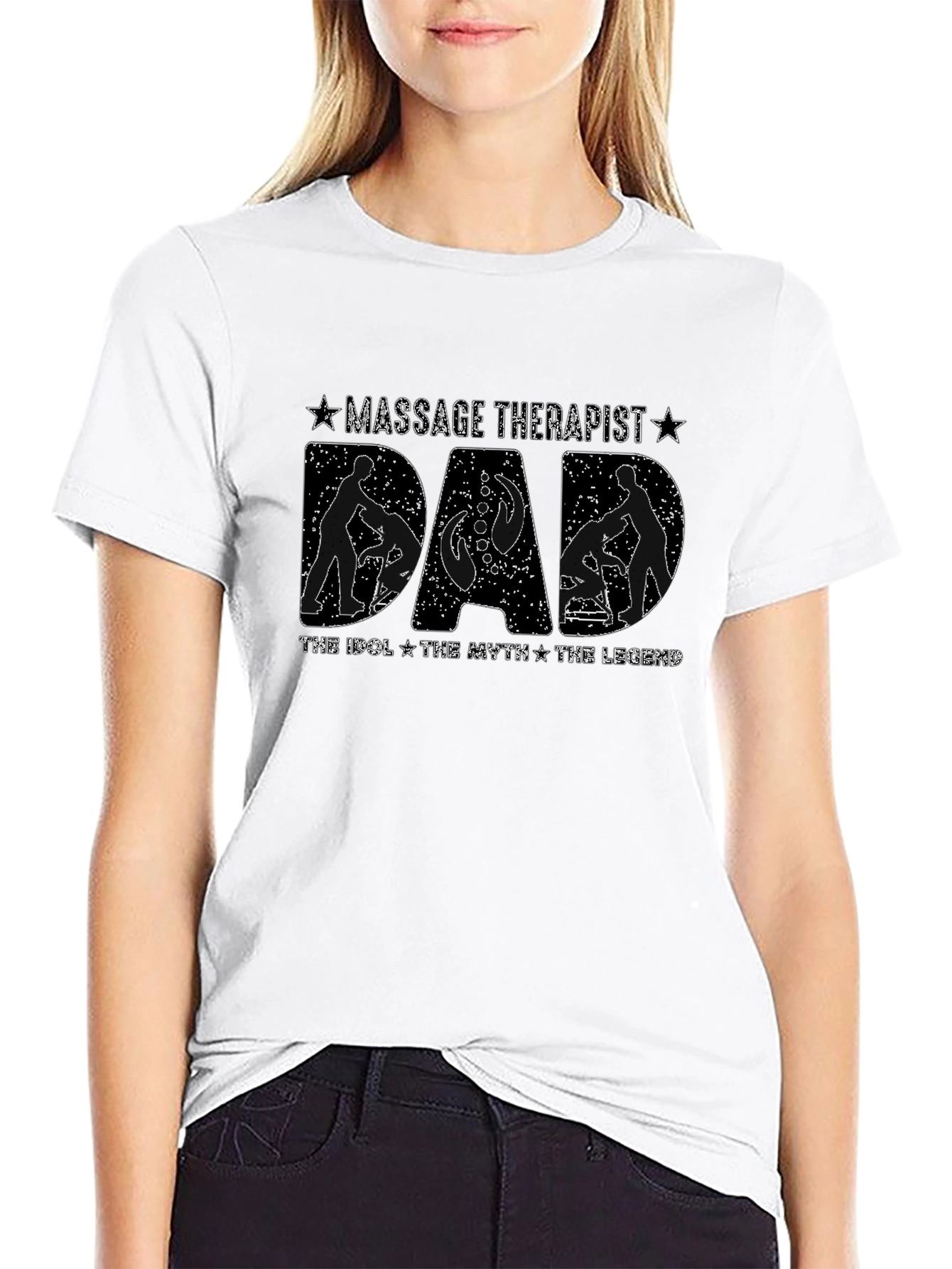 Massage Therapist Dad T-Shirt - The Legend