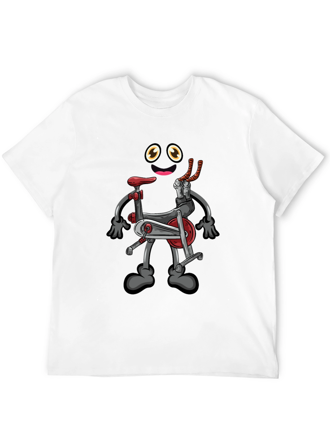 Cartoon Exercise Bike Graphic Tee