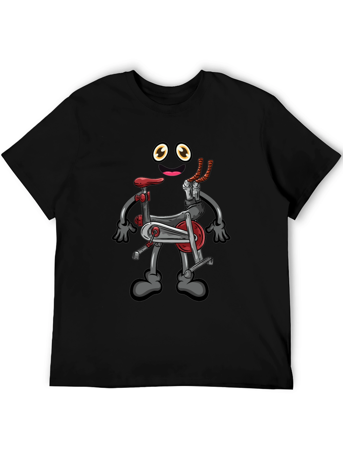 Cartoon Exercise Bike Graphic Tee