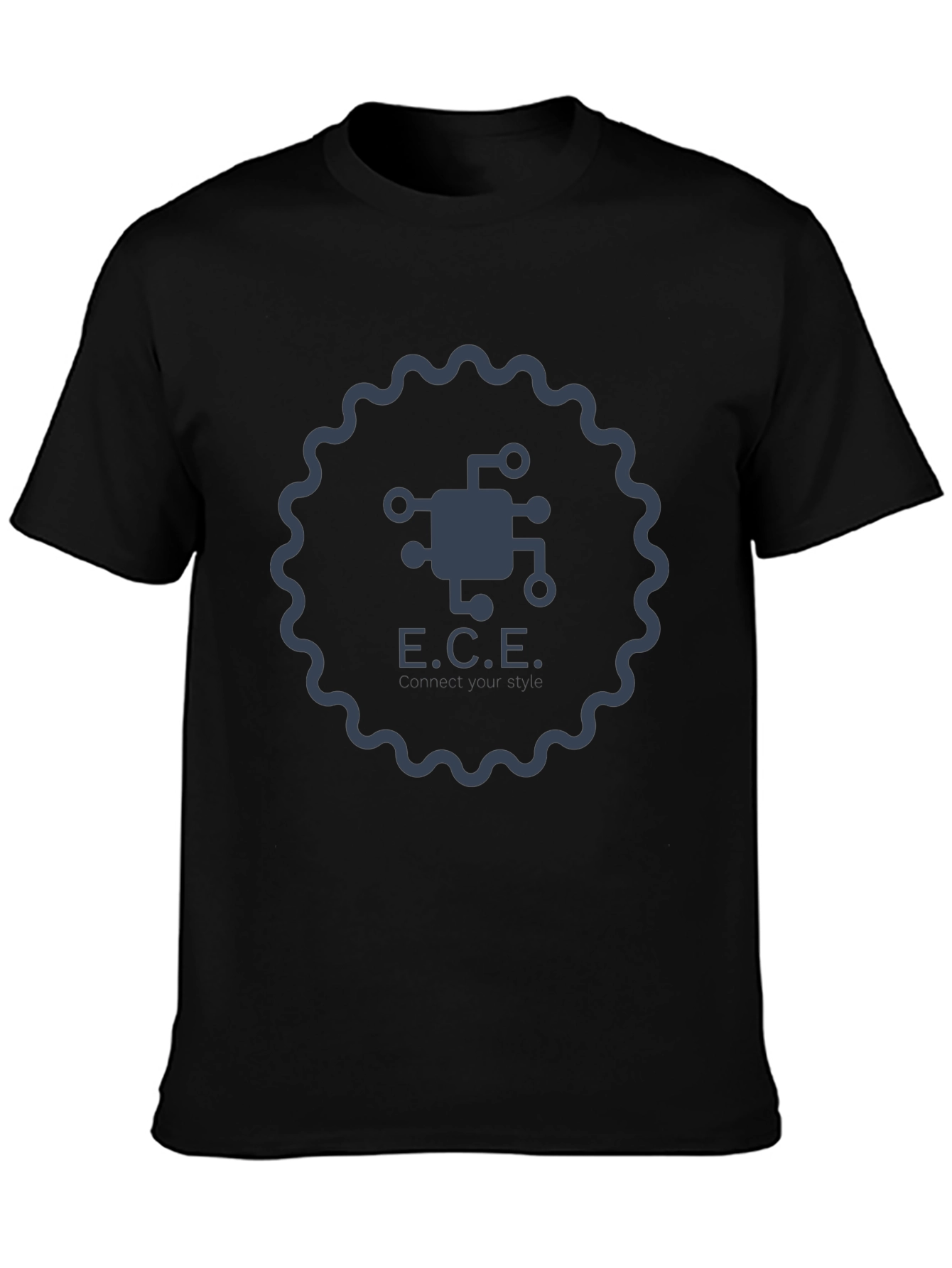 ECE Circuit Graphic T-Shirt - Black