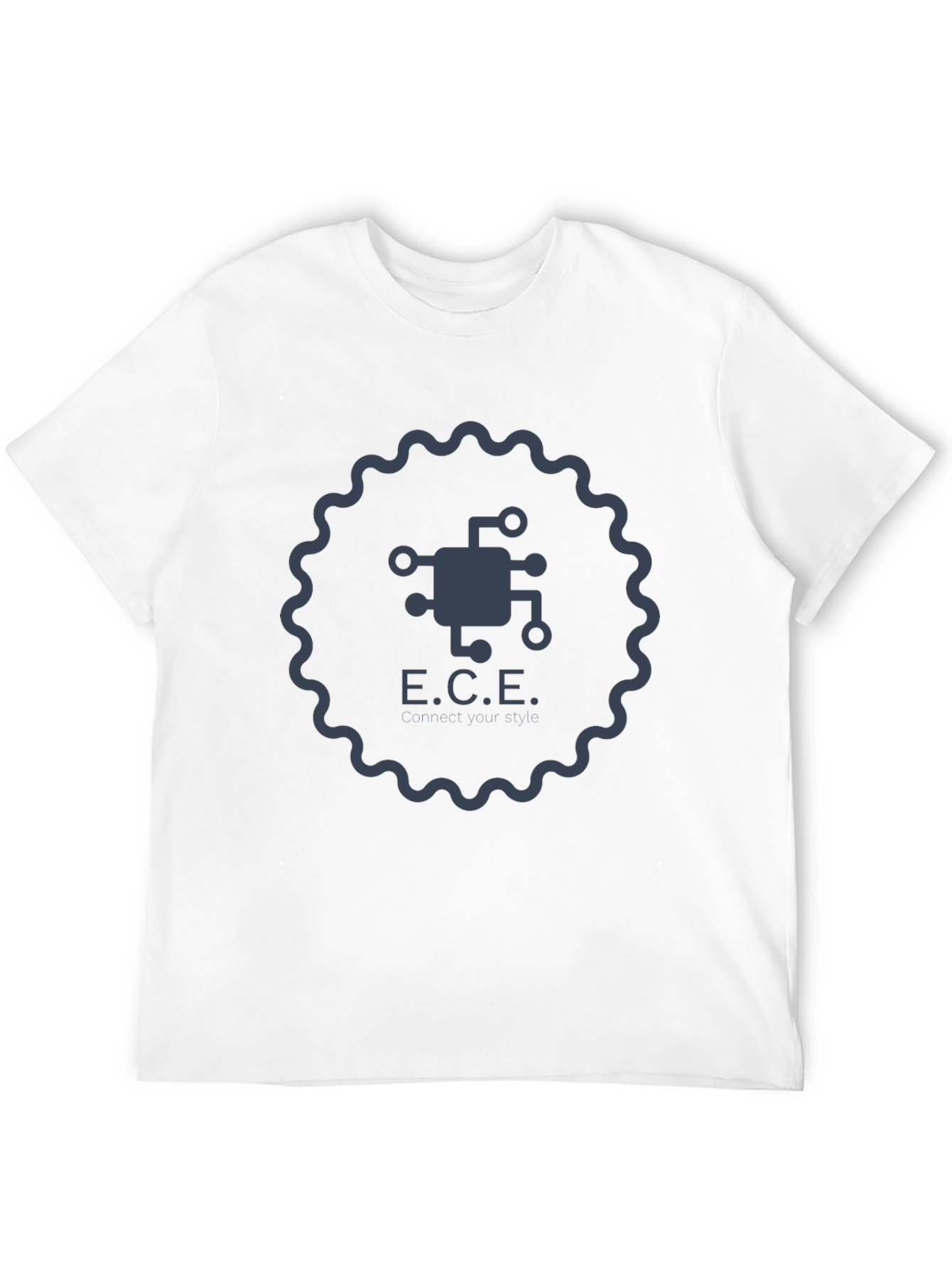 ECE Circuit Graphic T-Shirt - Black