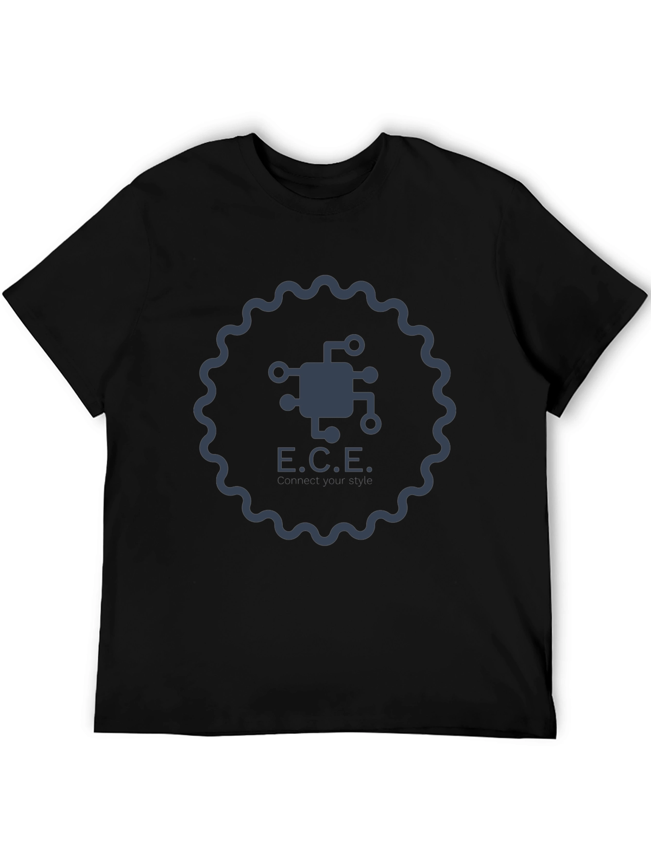 ECE Circuit Graphic T-Shirt - Black