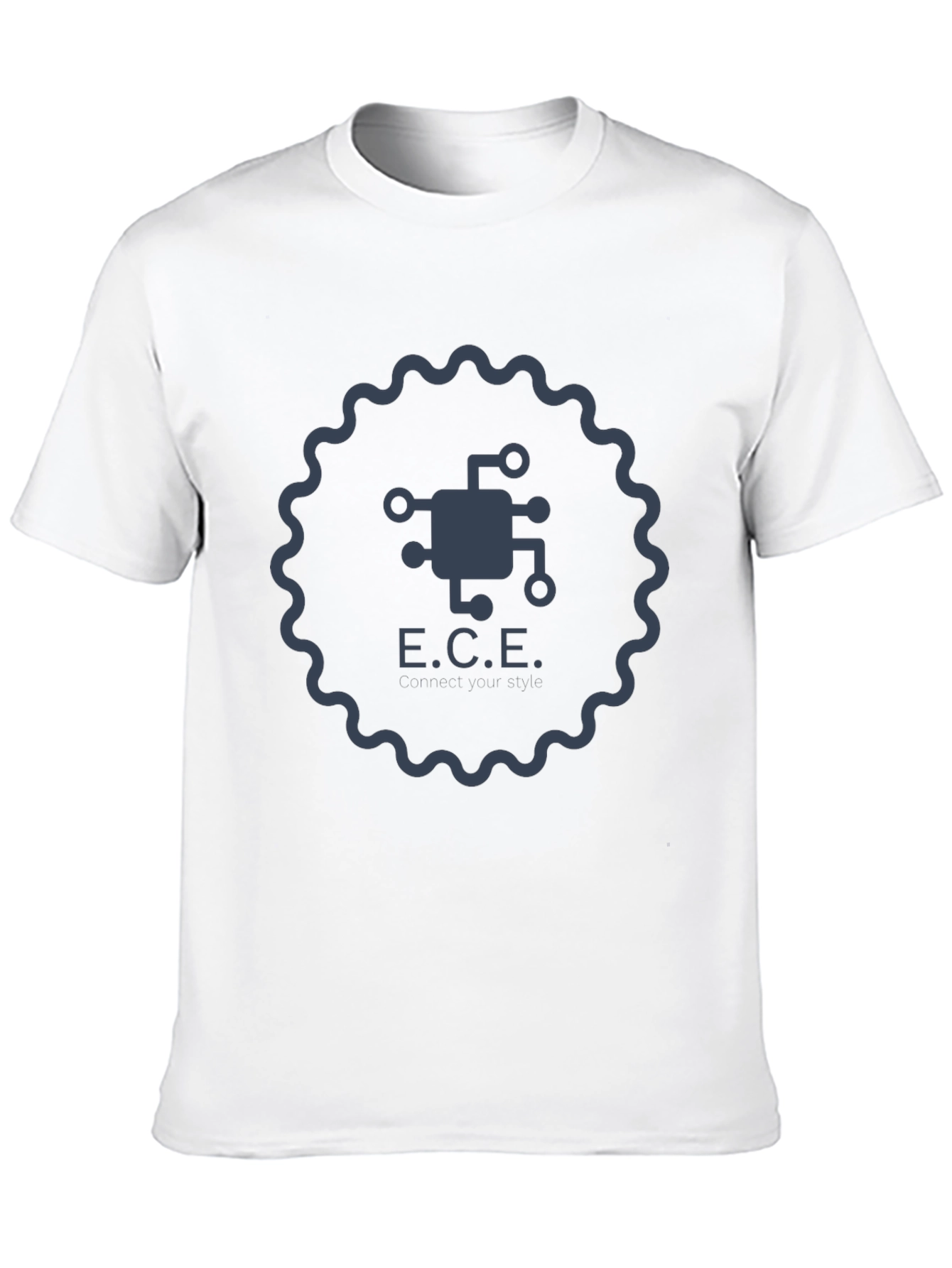 ECE Circuit Graphic T-Shirt - Black