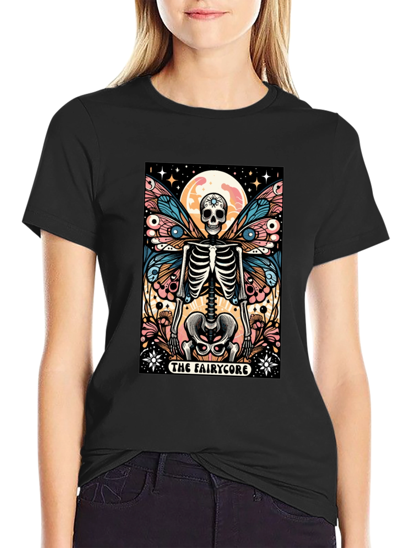 Fairycore Skeleton Graphic Tee