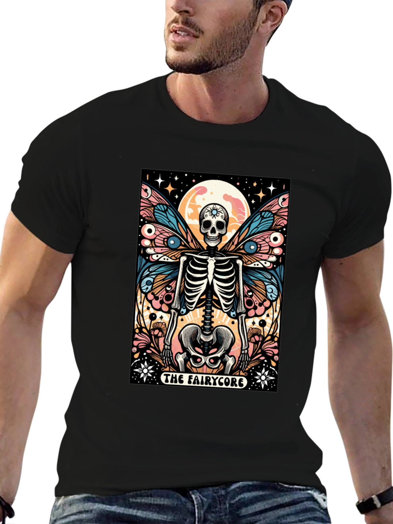 Fairycore Skeleton Graphic Tee