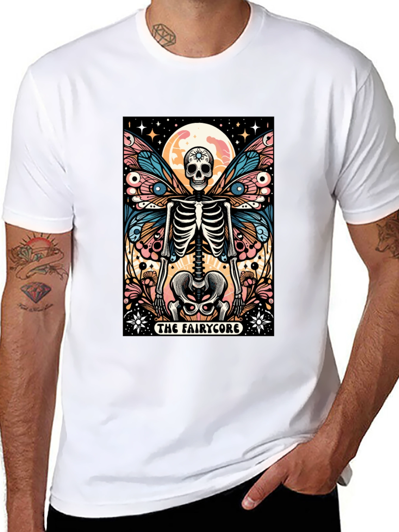 Fairycore Skeleton Graphic Tee