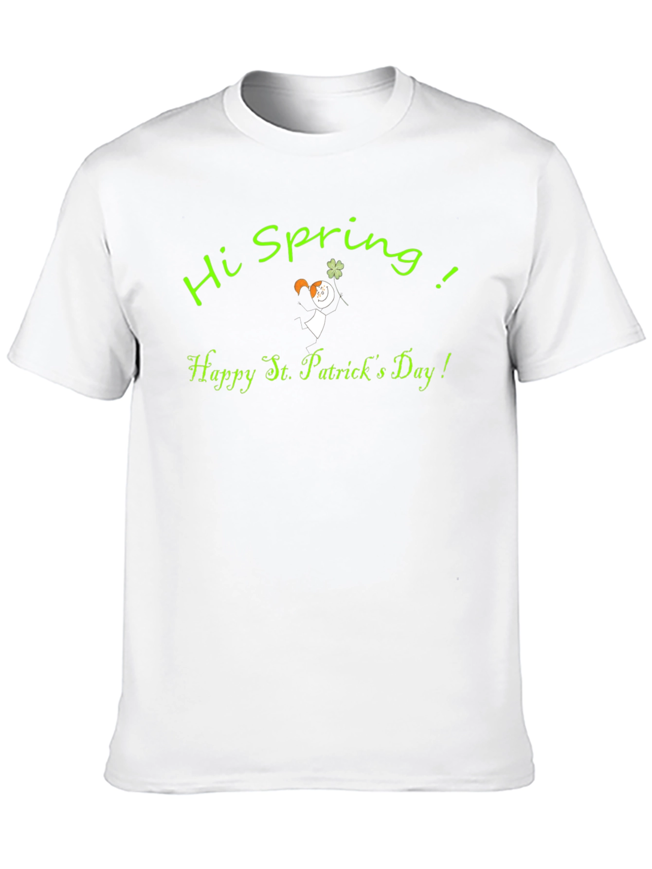 Hi Spring! St. Patricks Day Graphic Tee