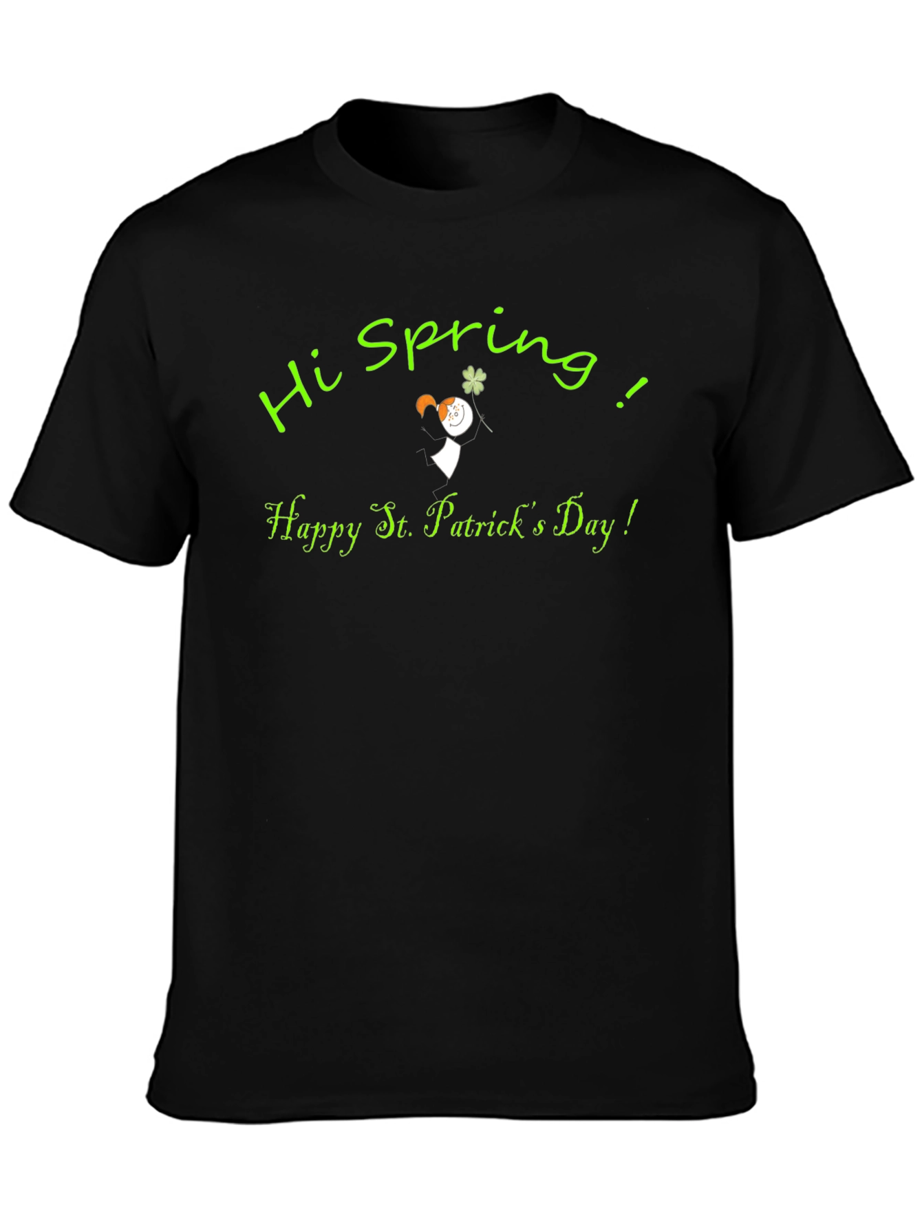 Hi Spring! St. Patricks Day Graphic Tee