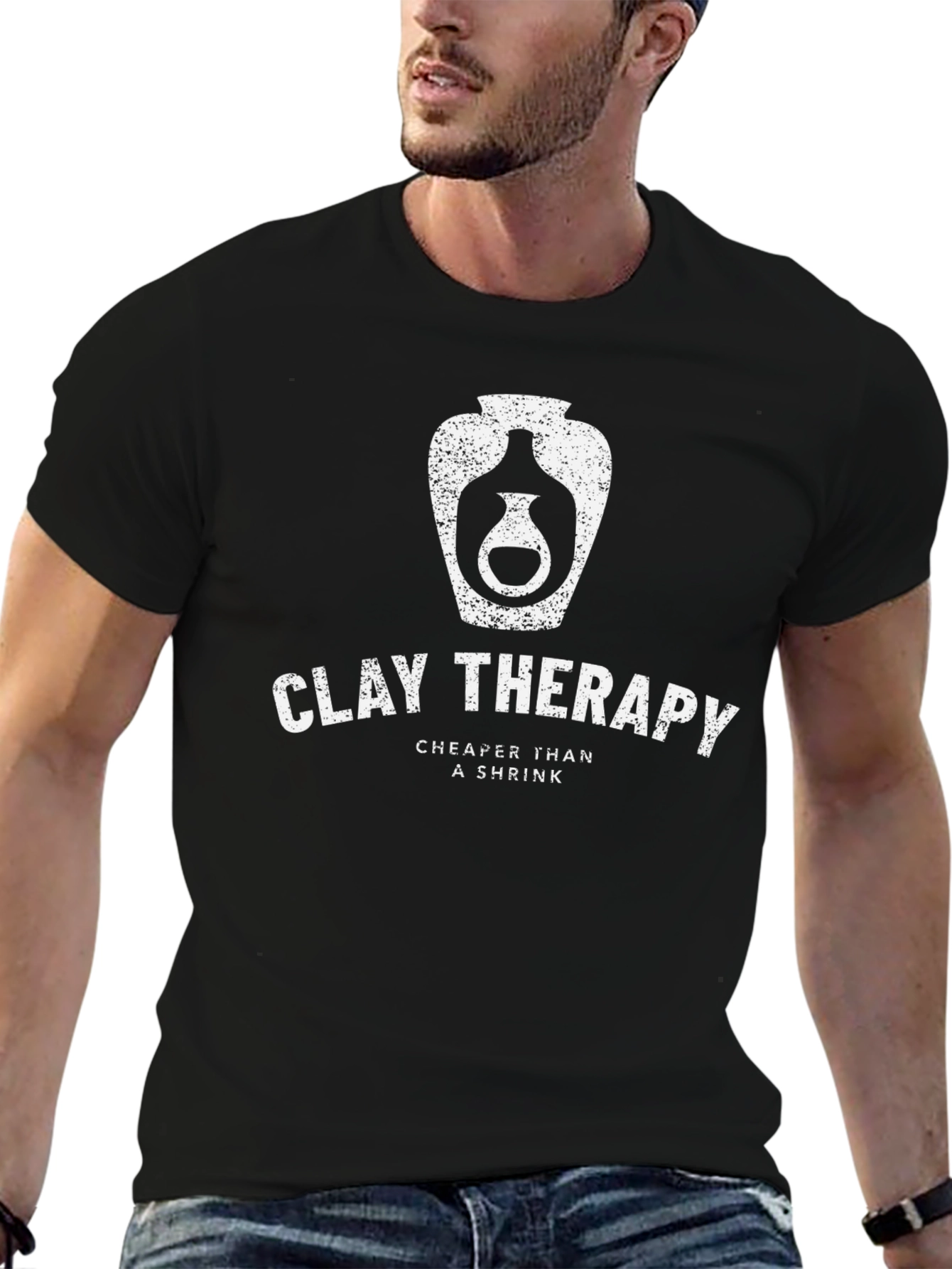 Clay Therapy T-Shirt - Potter Humor