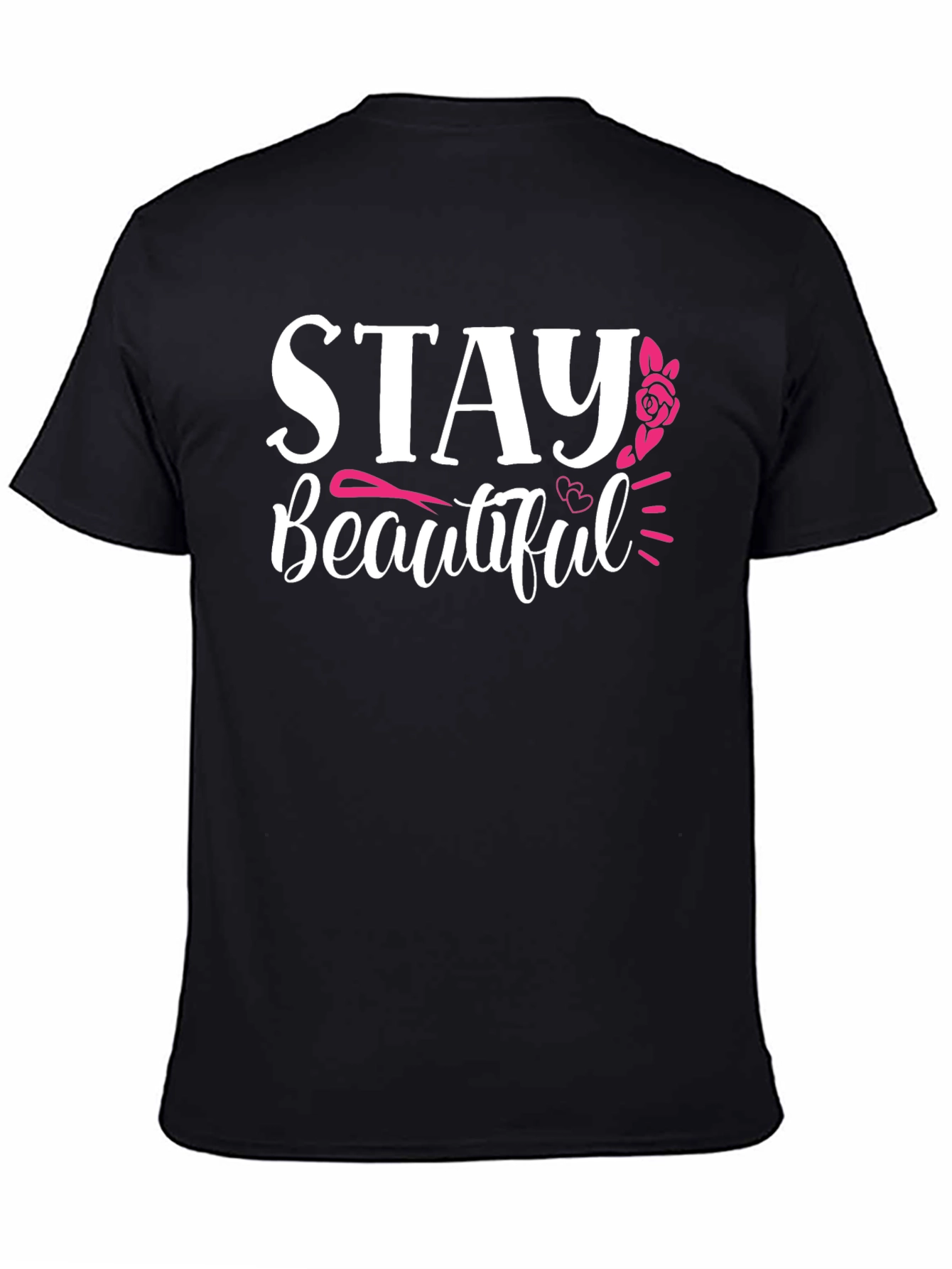 Stay Beautiful Graphic T-Shirt - Black