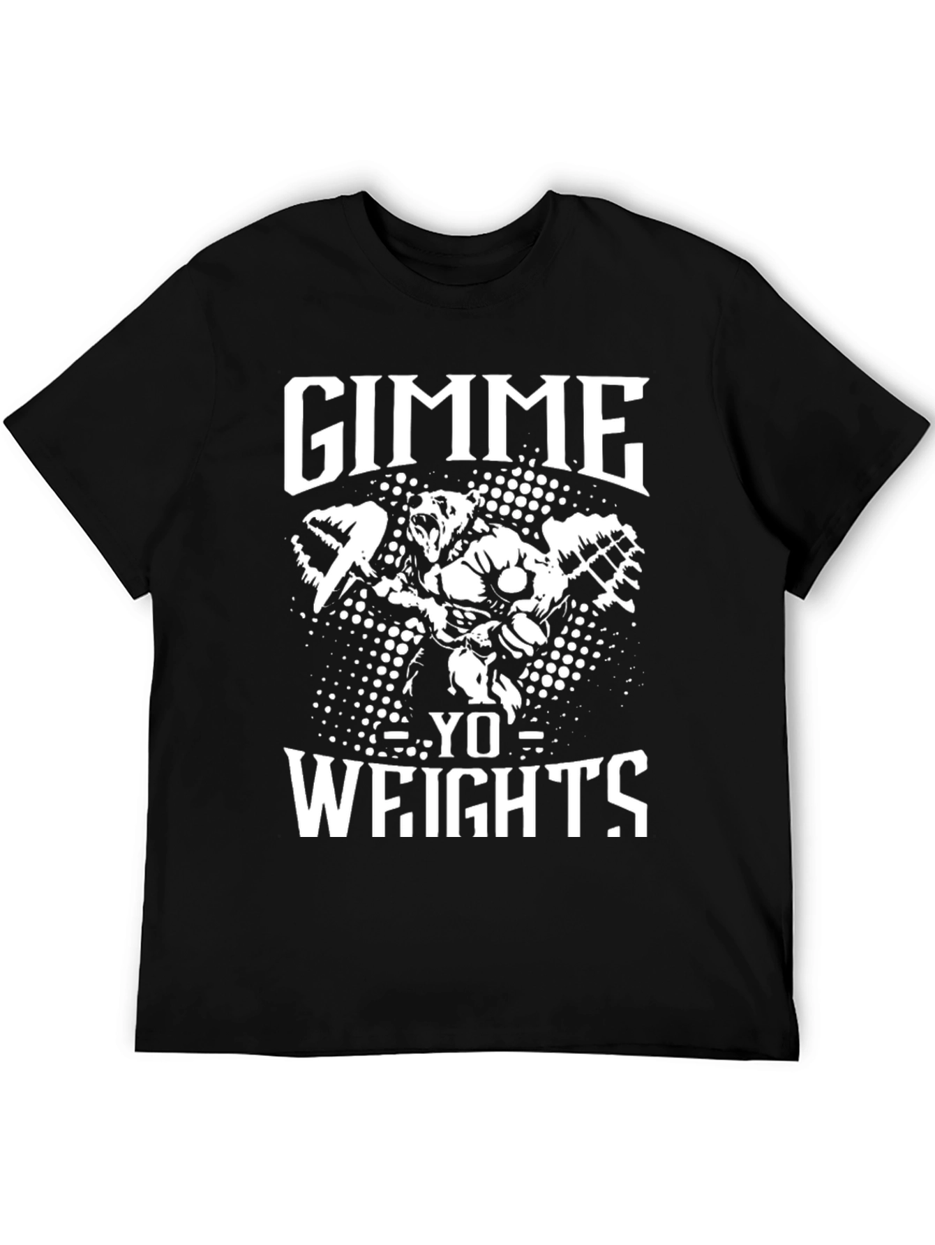Gimme Yo Weights Bear Gym T-Shirt