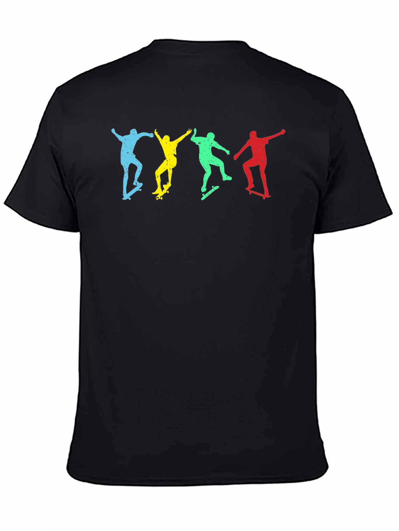 Skateboarder Silhouette Graphic T-Shirt