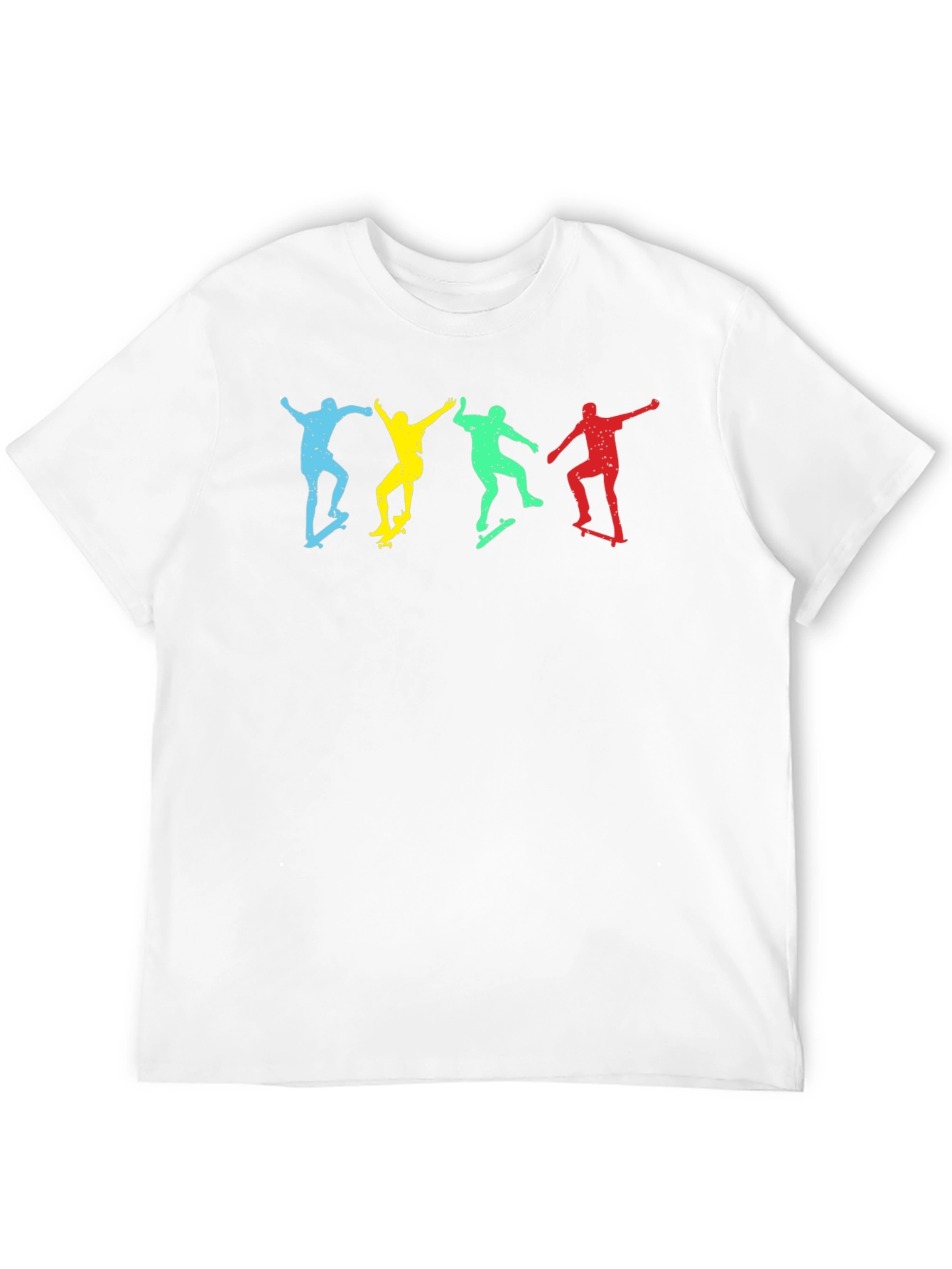 Skateboarder Silhouette Graphic T-Shirt