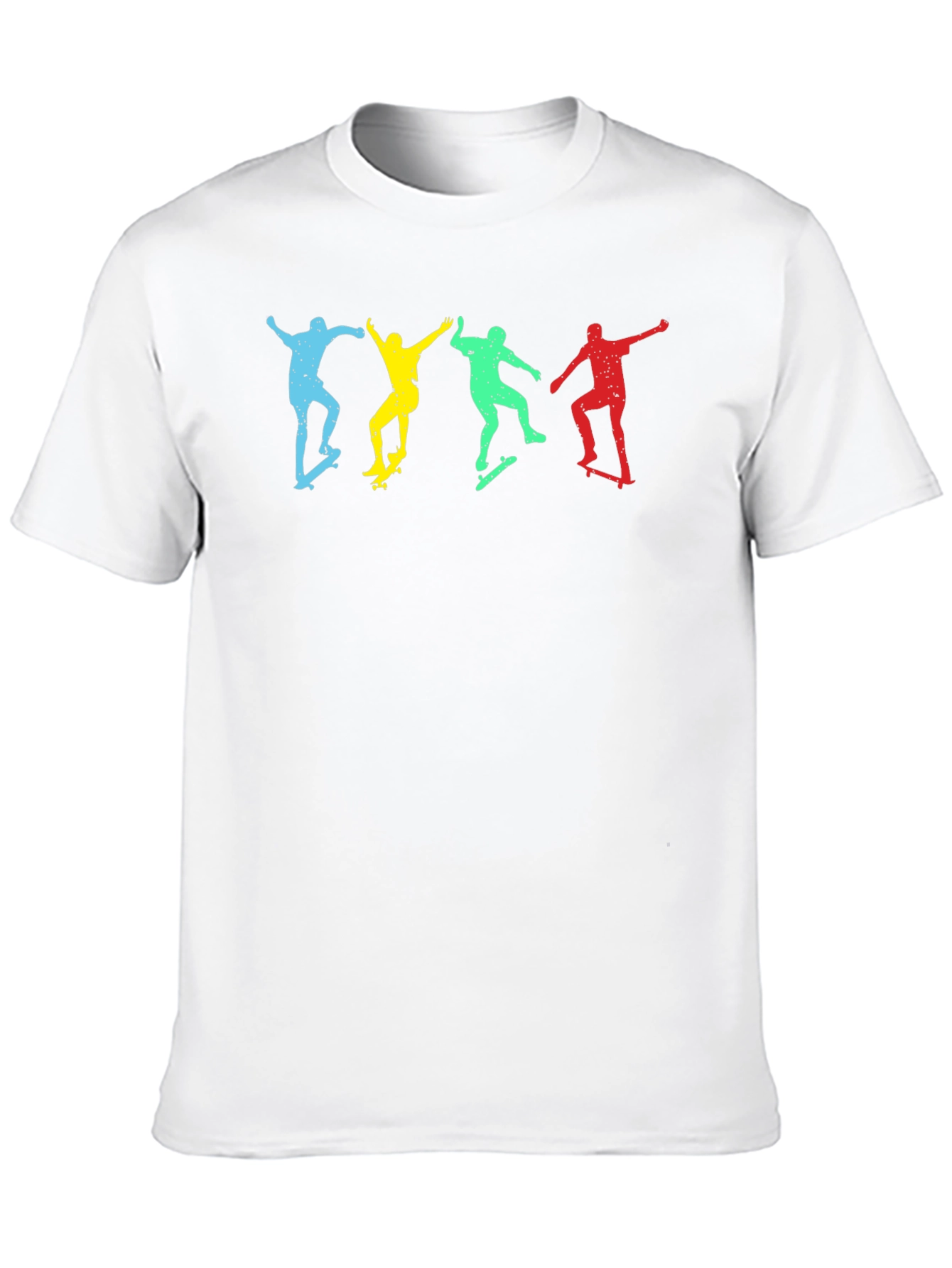 Skateboarder Silhouette Graphic T-Shirt