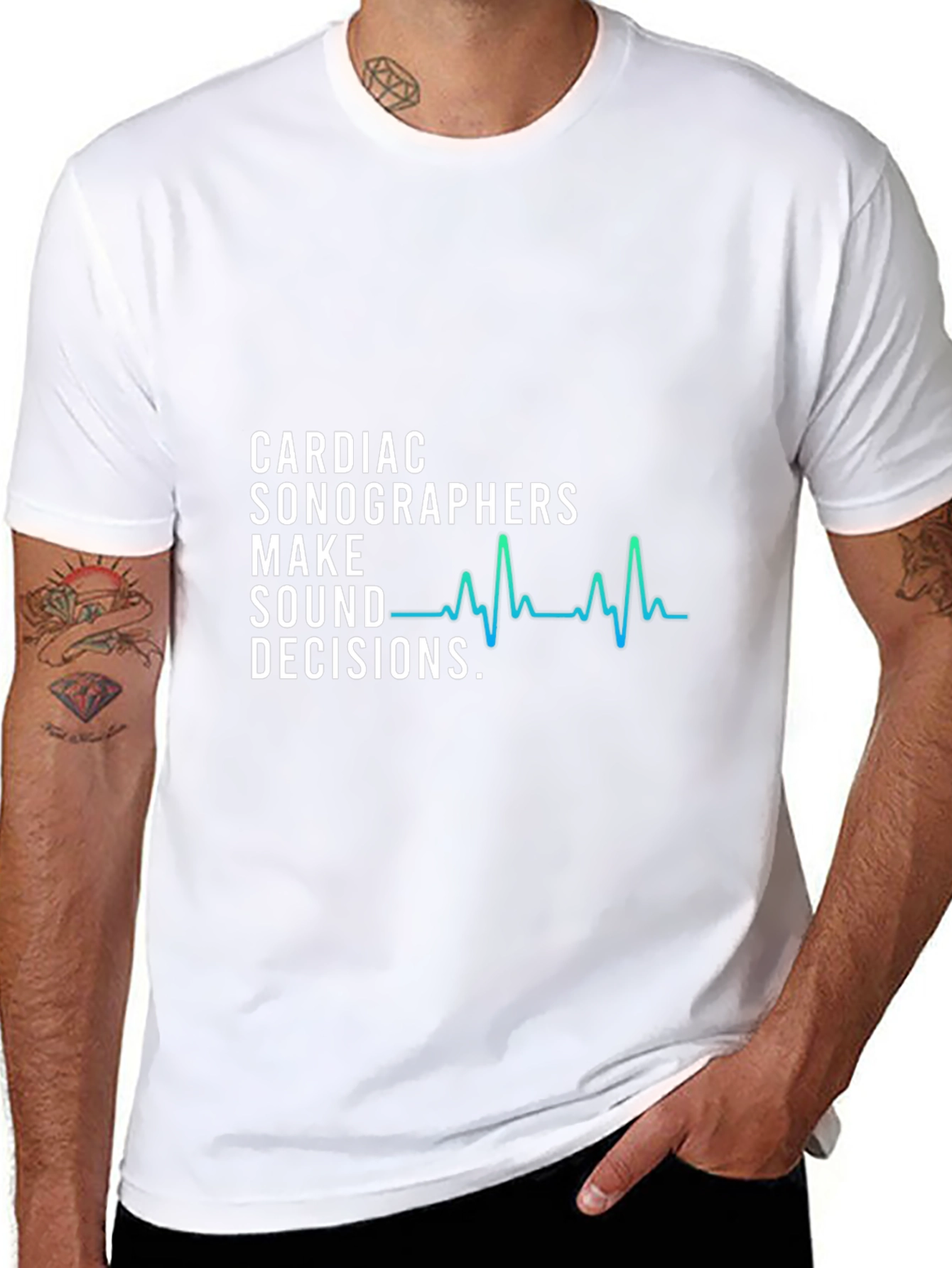 Cardiac Sonographer Decision Maker Graphic T-Shirt