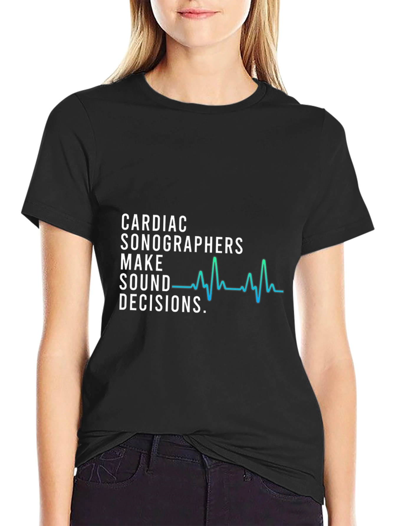 Cardiac Sonographer Decision Maker Graphic T-Shirt
