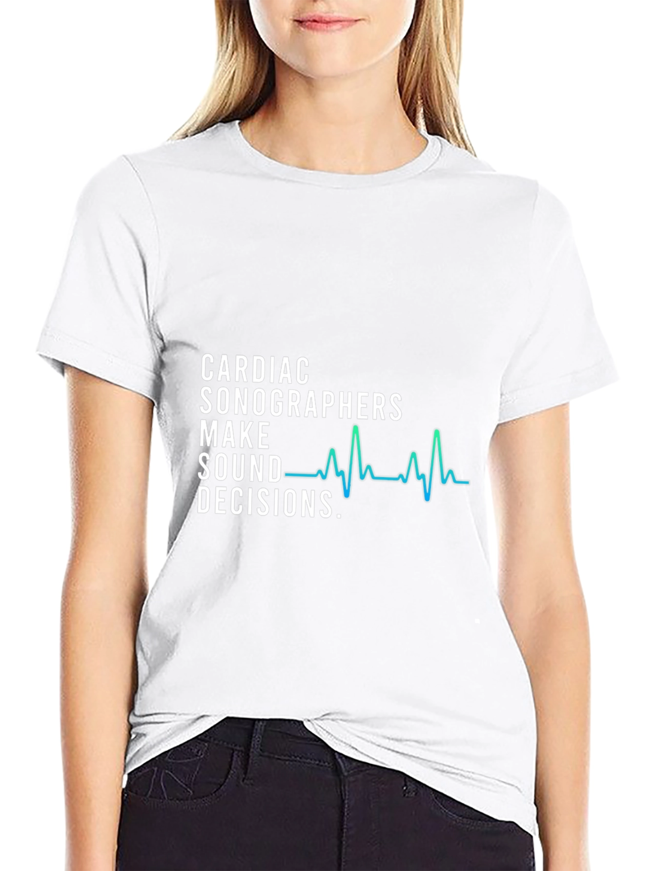 Cardiac Sonographer Decision Maker Graphic T-Shirt